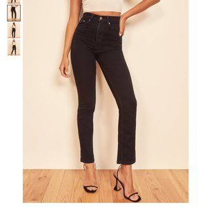 Reformation Liza Ultra High Rise Straight Jeans